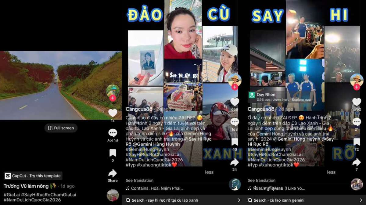 Những video liên quan đến từ khóa thu hút vô số lượt xem trên mạng xã hội. Ảnh: DatVietVAC