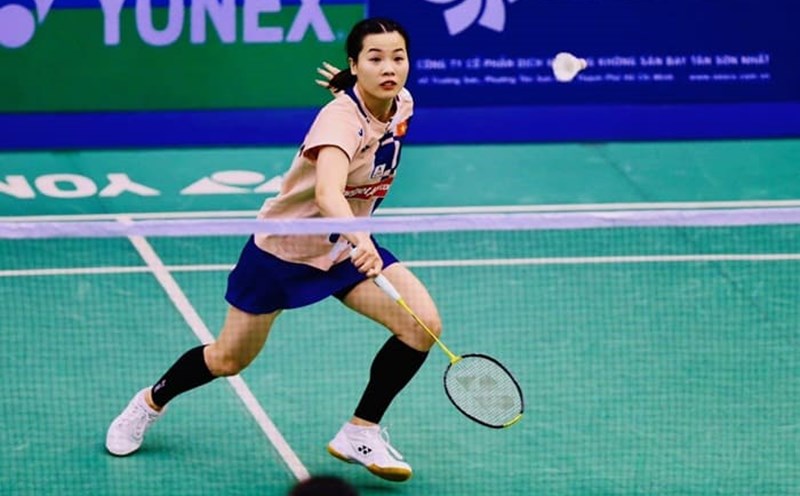 Tennis player Nguyen Thuy Linh will continue to compete in Taiwan (China). Photo: Thanh Vu