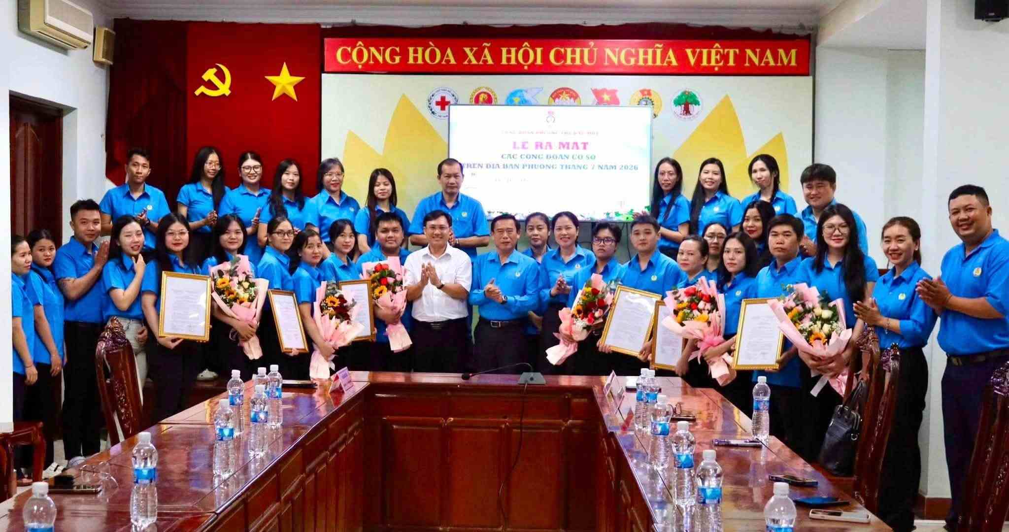 Thu Dau Mot Ward Trade Union develops nearly 2,000 union members. Photo: Provided by Thu Dau Mot Ward Trade Union