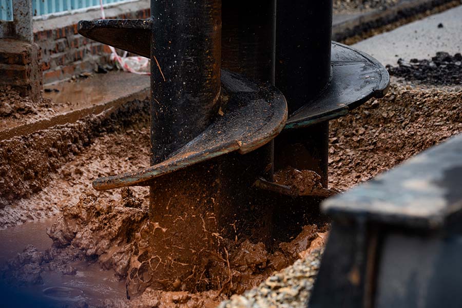 Ga S1 Quần Ngựa trên tuyến metro số 5 chính thức khởi công. Ảnh: MRB