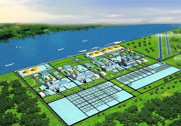 Perspective diagram of O Mon power plant cluster 1-2-3-4. Photo: BIDV