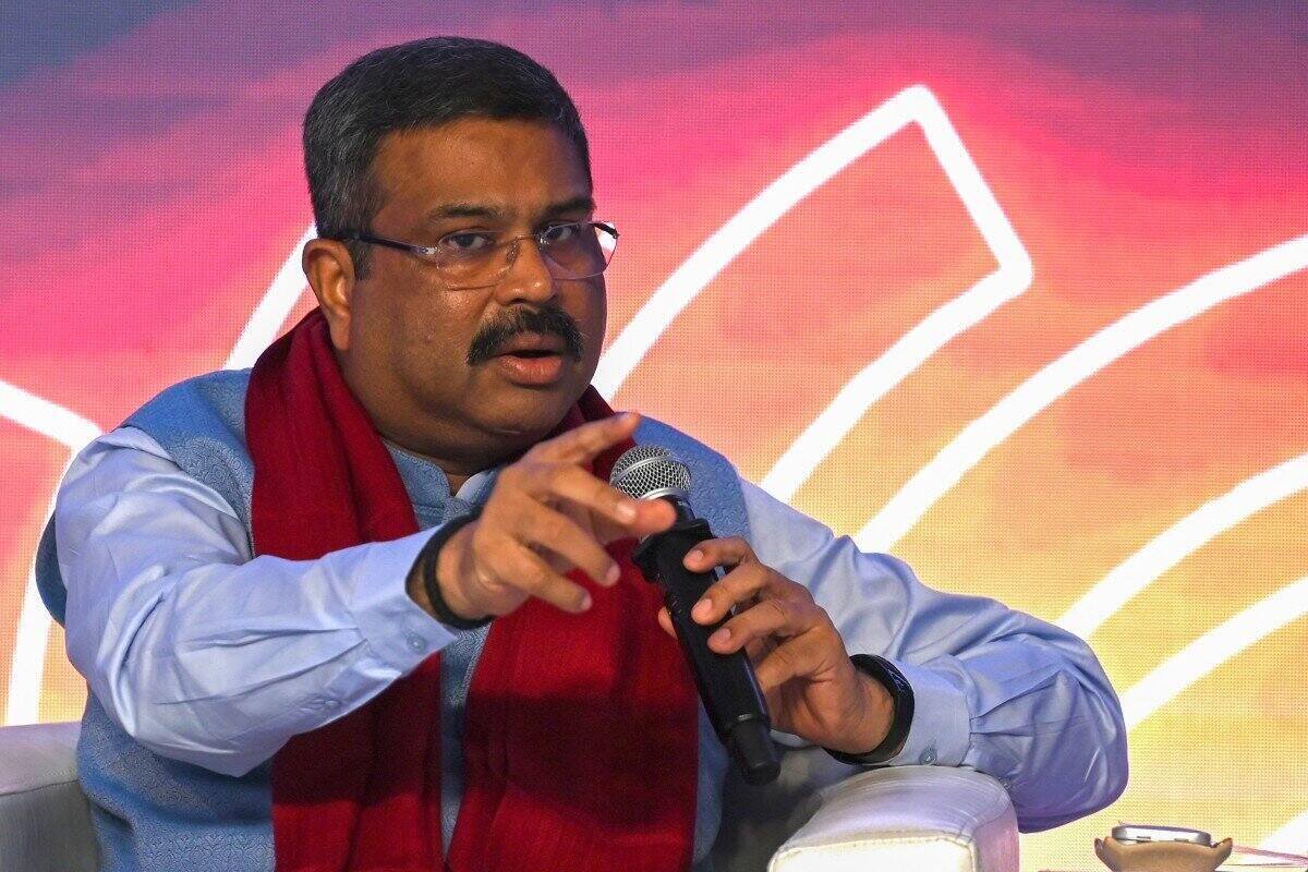 Indian Minister of Education Dharmendra Pradhan. Photo: AFP