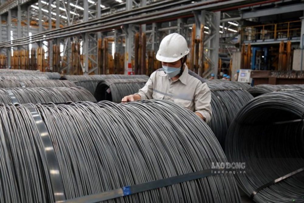 Vietnam's steel market continues to maintain positive growth momentum in the first half of 2026. Photo: Tran Nghi