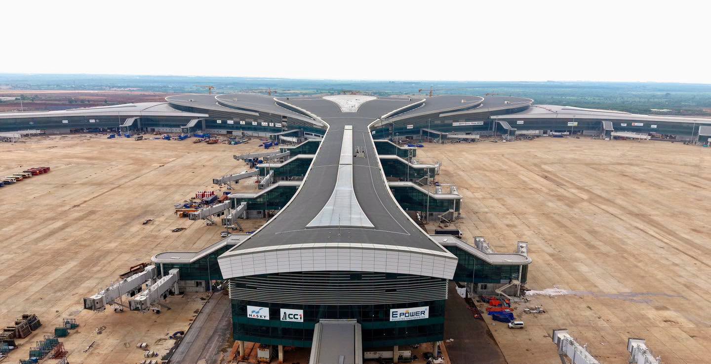 Long Thanh airport passenger terminal. Photo: Airports Corporation of Vietnam