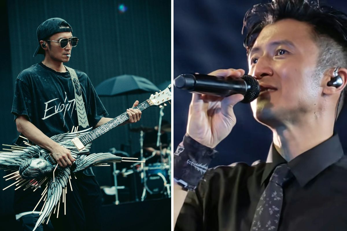 Nicholas Tse held a concert on July 25. Photo: Xinhua