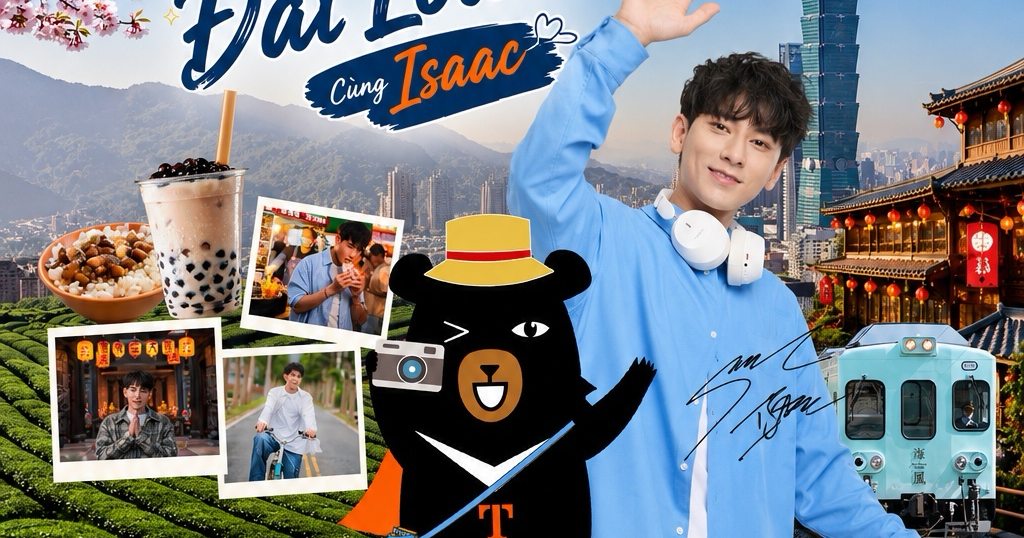 Singer Isaac is Taiwan Tourism Ambassador (China). Photo: Organizing Committee.