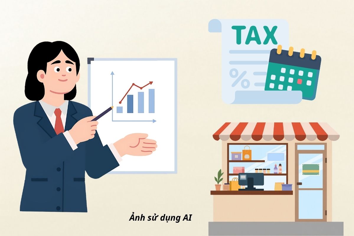 New business households should note that the revenue threshold must be converted to quarterly tax declaration. Graphics: AI