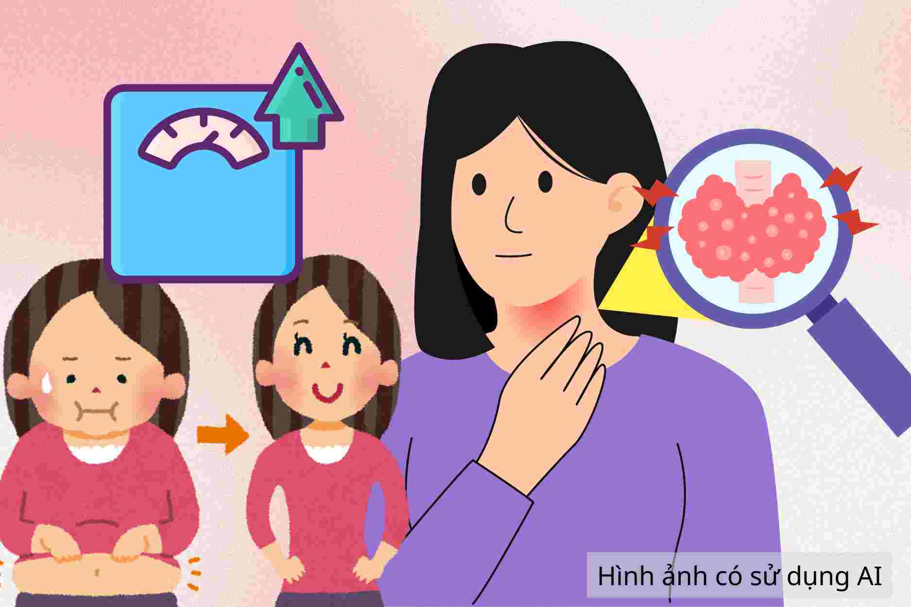 3 notes to help people with hyperthyroidism control their health and weight