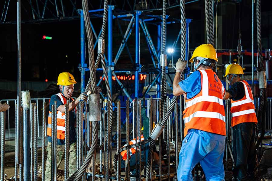 Metro No. 5 continuously has new construction milestones. Photo: MRB