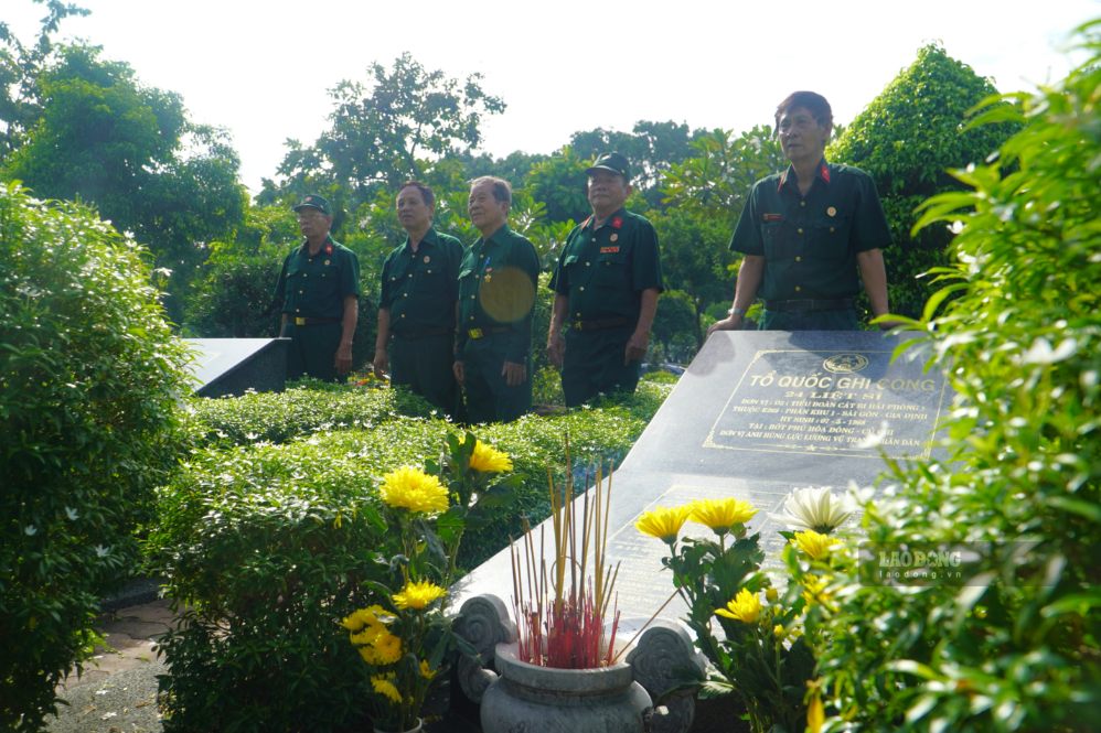 Keep memories of each battle to bring comrades "back" after more than half a century. Photo: Anh Tu