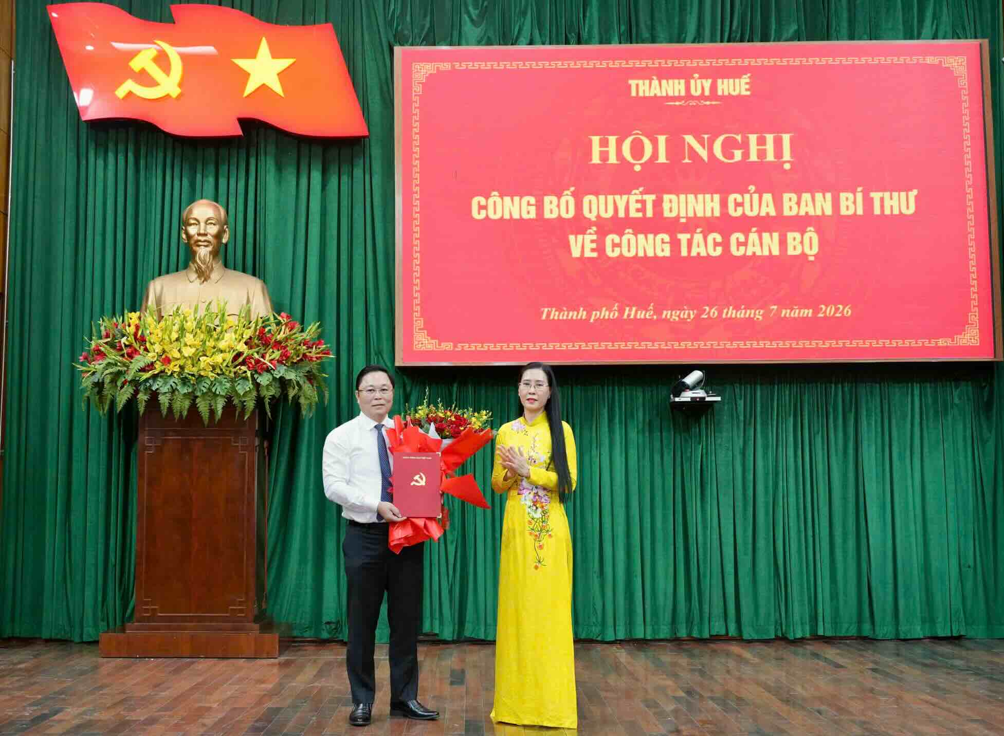 Mr. Le Tri Thanh holds the position of Deputy Secretary of Hue City Party Committee for the term 2025 - 2030. Photo: Provided by Hue City People's Committee.