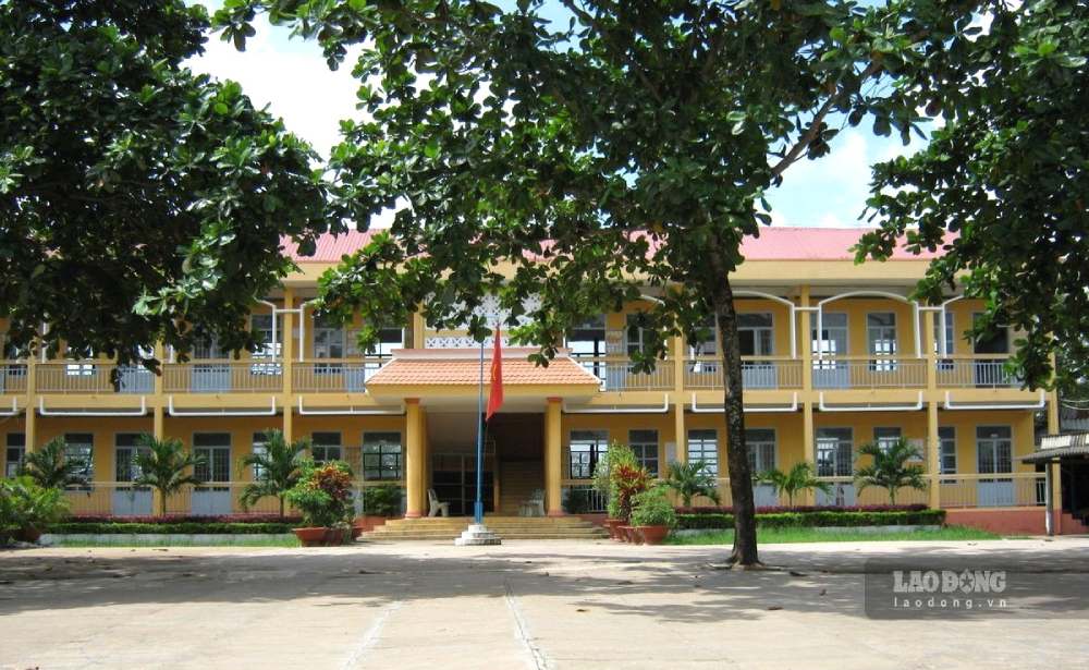 Một góc Trường THCS Minh Diệu, xã Vĩnh Mỹ, Cà Mau. Ảnh: Nhật Hồ.