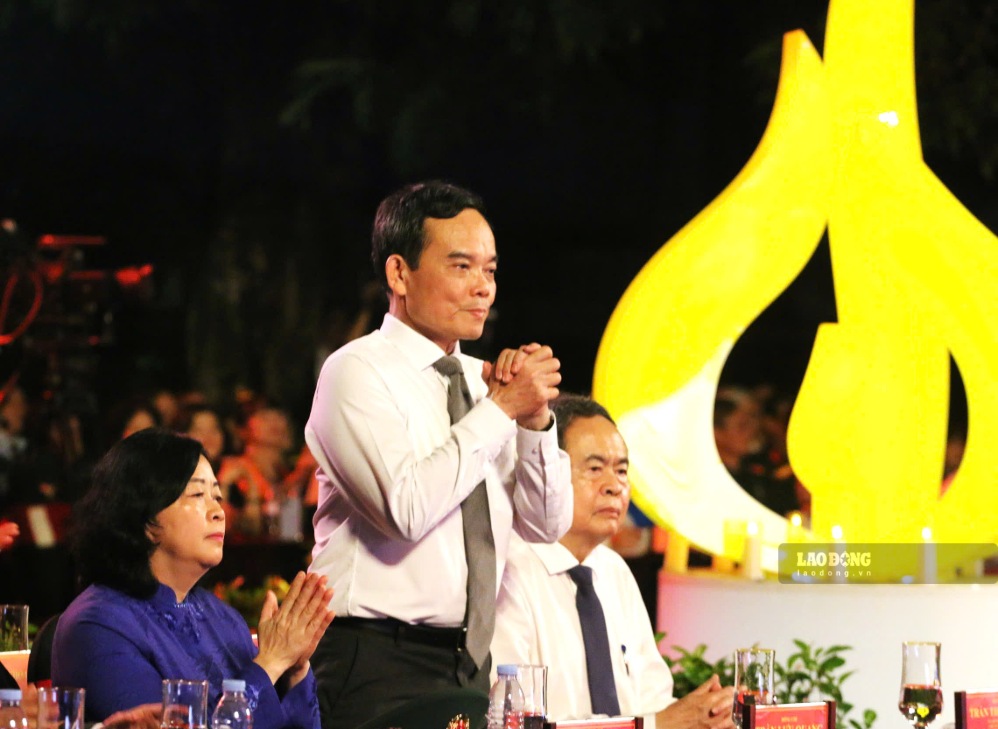 Ủy viên Bộ Chính trị, Bí thư Thành ủy TPHCM Trần Lưu Quang. Ảnh: Anh Tú