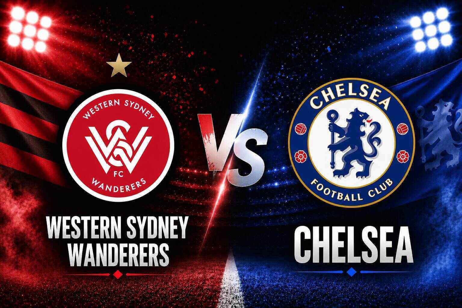 Football score prediction Western Sydney Wanderers vs Chelsea. Graphics: Van An