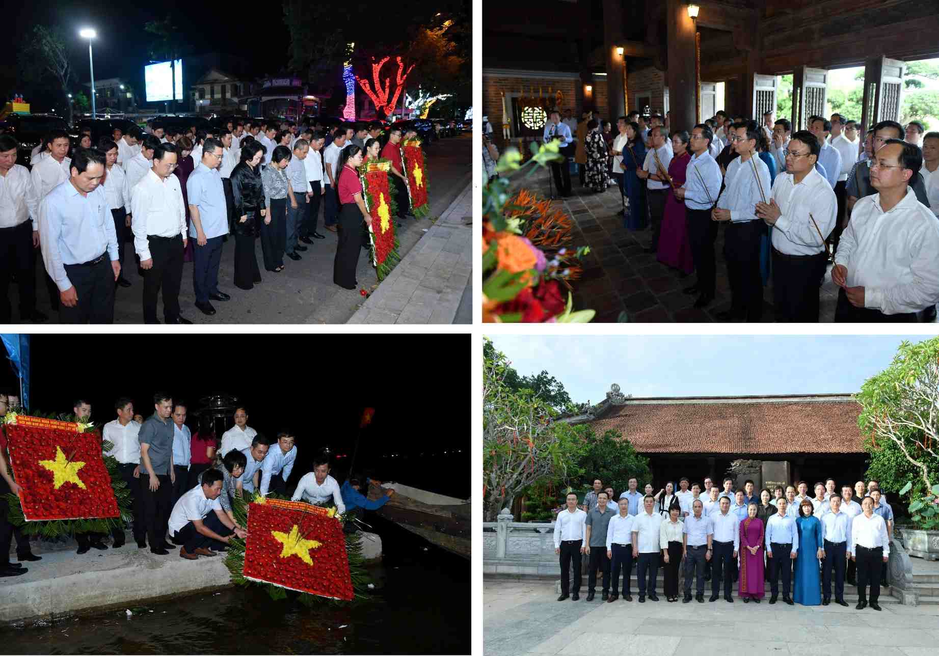 Đồng chí Tô Huy Vũ - Bí thư Đảng ủy, Chủ tịch Hội đồng Thành viên tham gia chương trình về nguồn cùng Đoàn công tác NHNN tại tỉnh Quảng Trị, Hà Tĩnh và Nghệ An. Đoàn công tác đã đến dâng hương, dâng hoa tưởng nhớ các Anh hùng liệt sĩ và trao tặng an sinh xã hội tại 03 tỉnh với tổng số tiền là 30 tỷ đồng (mỗi tỉnh 10 tỉ đồng). Ảnh: Agribank