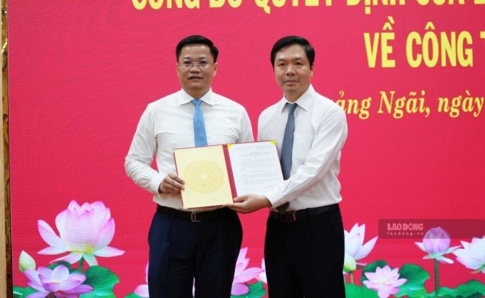 Mr. Nguyen Duc Tam - Deputy Minister of Finance, was appointed to hold the position of Deputy Secretary of Quang Ngai Provincial Party Committee for the term 2025-2030, then was elected as Chairman of the Provincial People's Committee. Photo: Vien Nguyen