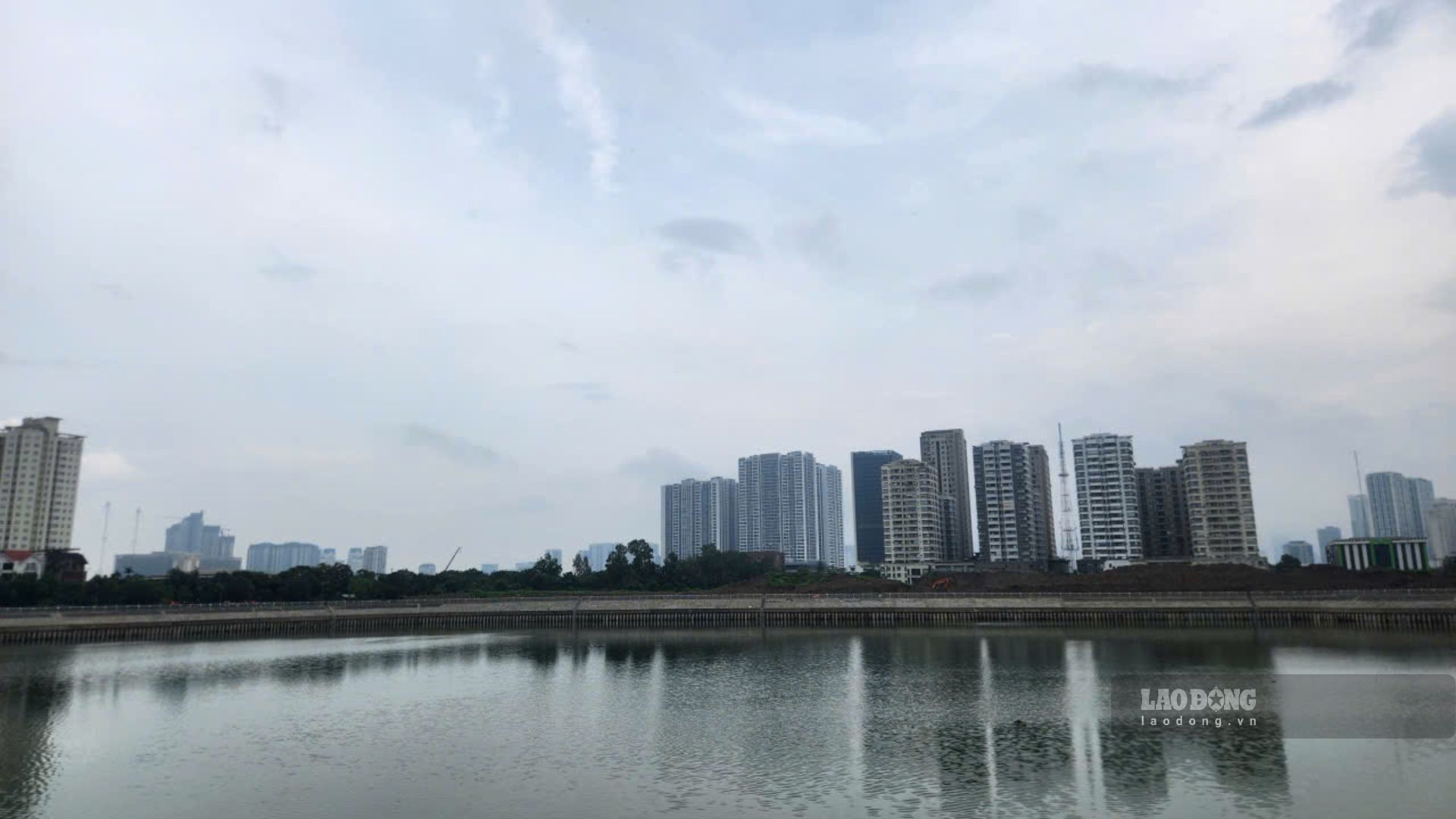Công trình chống ngập khẩn cấp phát huy hiệu quả sau mưa lớn ở Hà Nội. Ảnh: Minh Hạnh 