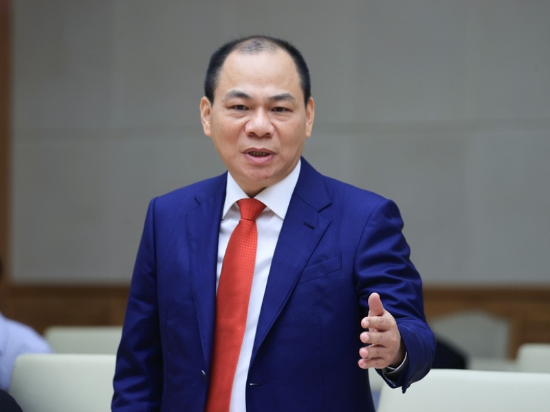 Billionaire Pham Nhat Vuong, Chairman of Vingroup Group. Photo: VGP/Nhat Bac