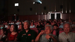 Touched by the films expressing gratitude to heroic martyrs.