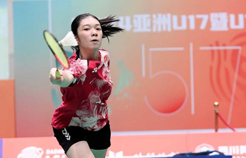 Badminton has 1 female spot to participate in the 2026 Youth Olympics and promising face Thu Huyen is given the opportunity to go to Senegal. Photo: Asian Badminton Federation