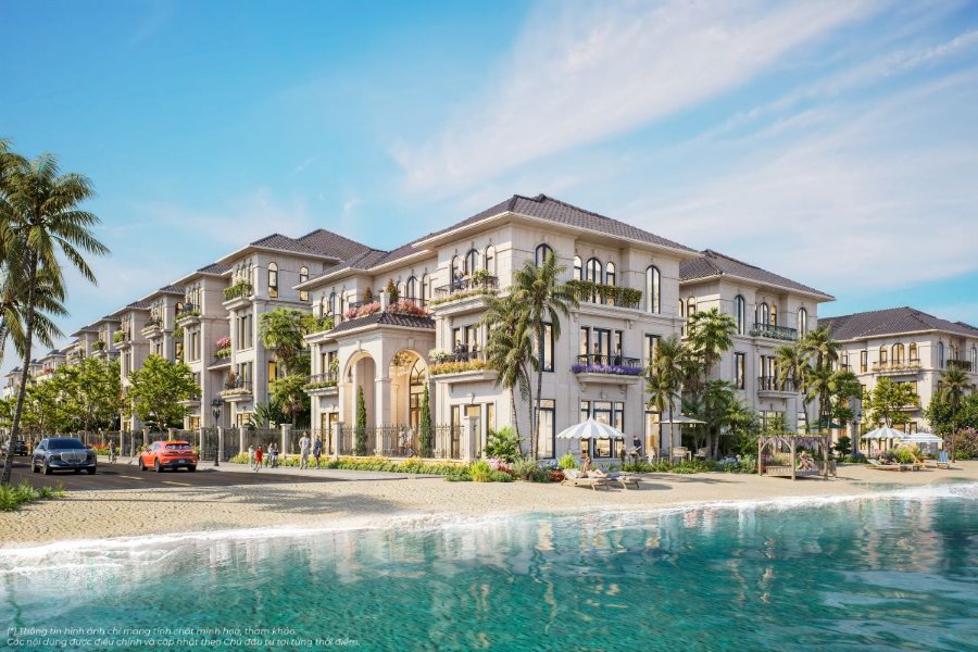 Coastal space and a healthy living environment are values that many families are interested in. Photo: Vinhomes