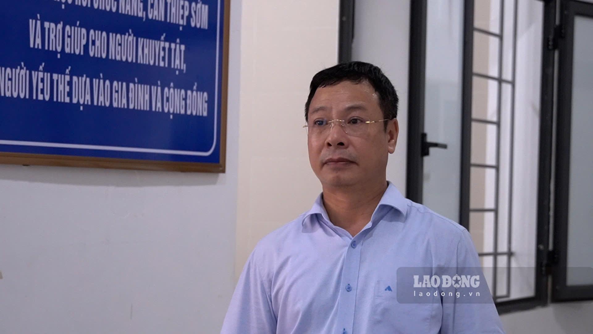 Tiến sĩ Nguyễn Minh Hải, Giám đốc Trạm Y tế phường Khương Đình. Ảnh: Hạnh Thơm
