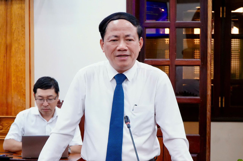 Chủ tịch UBND tỉnh Gia Lai Phạm Anh Tuấn phát biểu tại buổi lễ. Ảnh: Cổng thông tin Gia Lai
