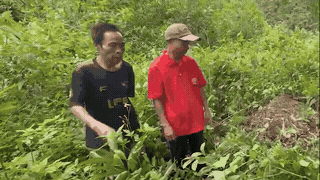 라오스 국민이 지시한 베트남 열사 묘가 있는 것으로 의심되는 위치의 좌표를 확인합니다. 사진: 국경 수비대 흐엉풍