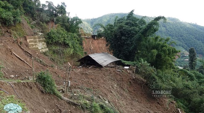 Les récentes inondations ont causé de nombreux dommages aux communes de l'ouest de la province de Lào Cai. Photo: A Lù
