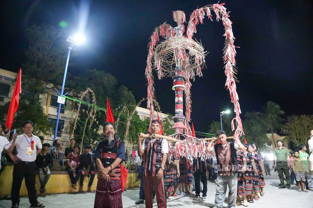 Ariêu Piing is considered a large and sacred festival in the spiritual life of local people. Photo: Han Nguyen