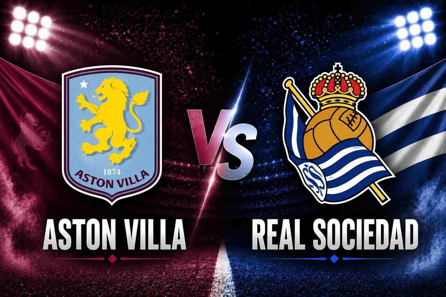 Prédiction du score de football Aston Villa vs Real Sociedad. Graphique: Văn An