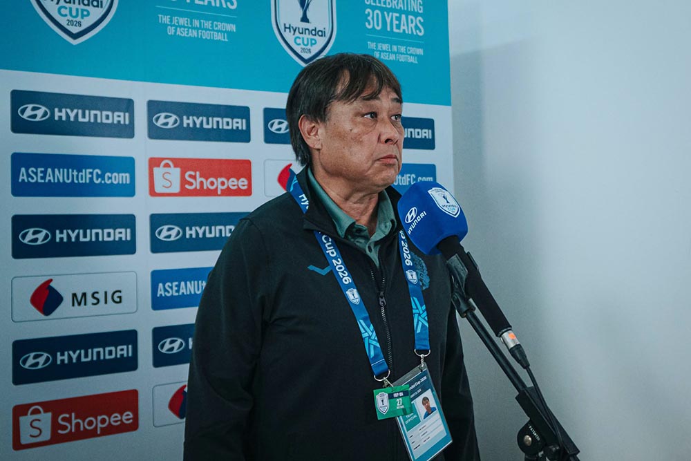 Coach Koji Gyotoku of the Cambodian national team. Photo: Cambodia Football Federation