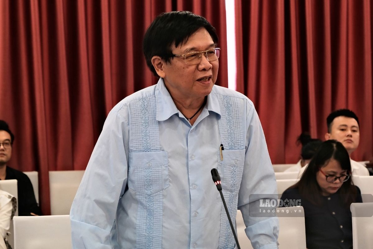 Dr. Nguyen Quang - Former Director of the United Nations Human Settlements Program believes that businesses need to reposition their growth model. Photo: Thanh Binh