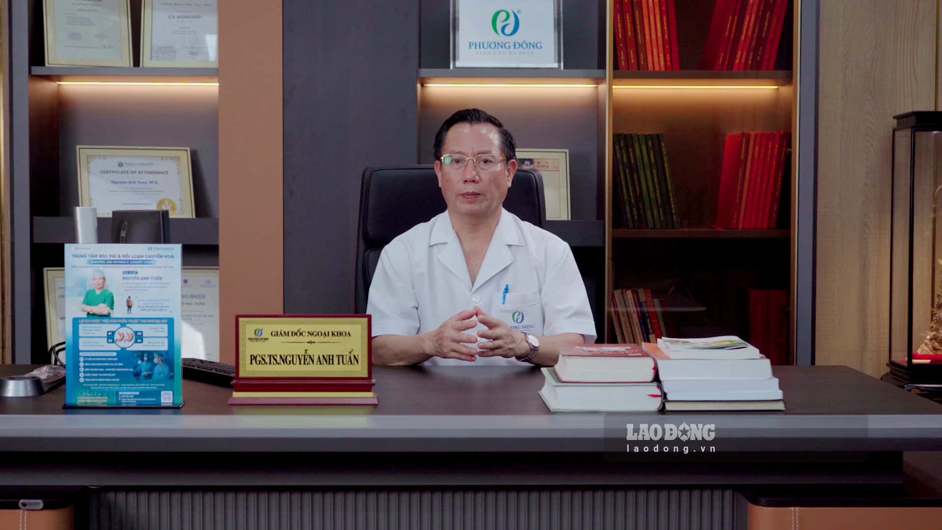 PGS.TS.BS Nguyễn Anh Tuấn - Giám đốc Ngoại khoa, Bệnh viện Đa khoa Phương Đông. Ảnh: Nhóm PV