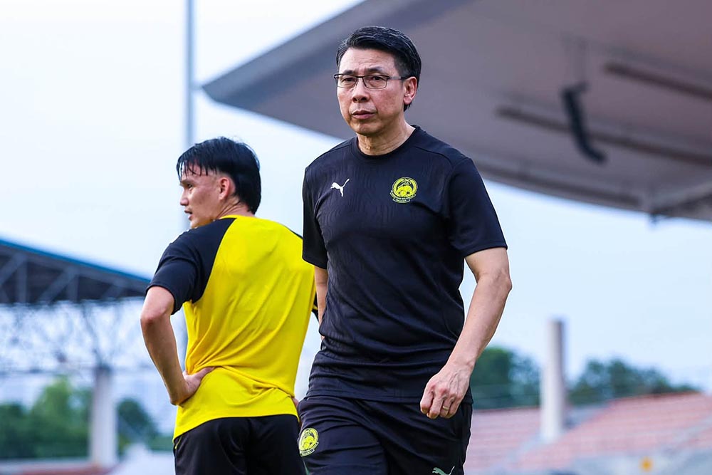 Coach Tan Cheng Hoe expects Malaysian players to take advantage of the opportunity to win at home against Laos. Photo: FAM