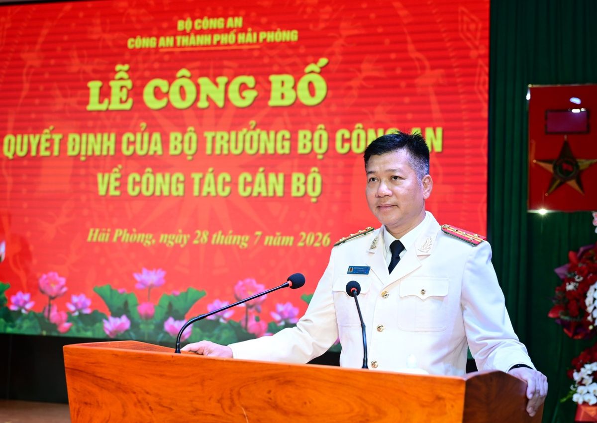 Colonel Nguyen Binh Khanh - New Deputy Director of Hai Phong City Police. Photo: Hai Phong City Police