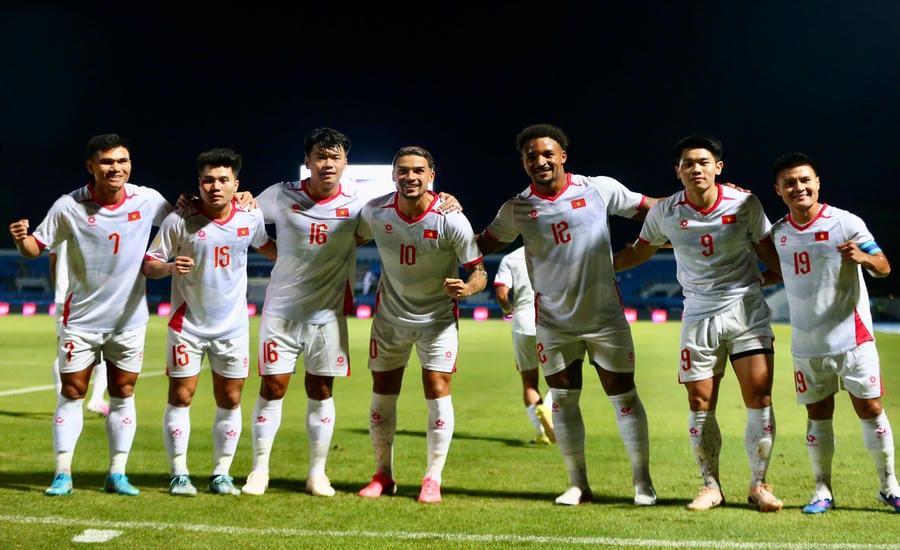 Vietnam national team creates attraction at ASEAN Cup 2026. Photo: Thanh Vu