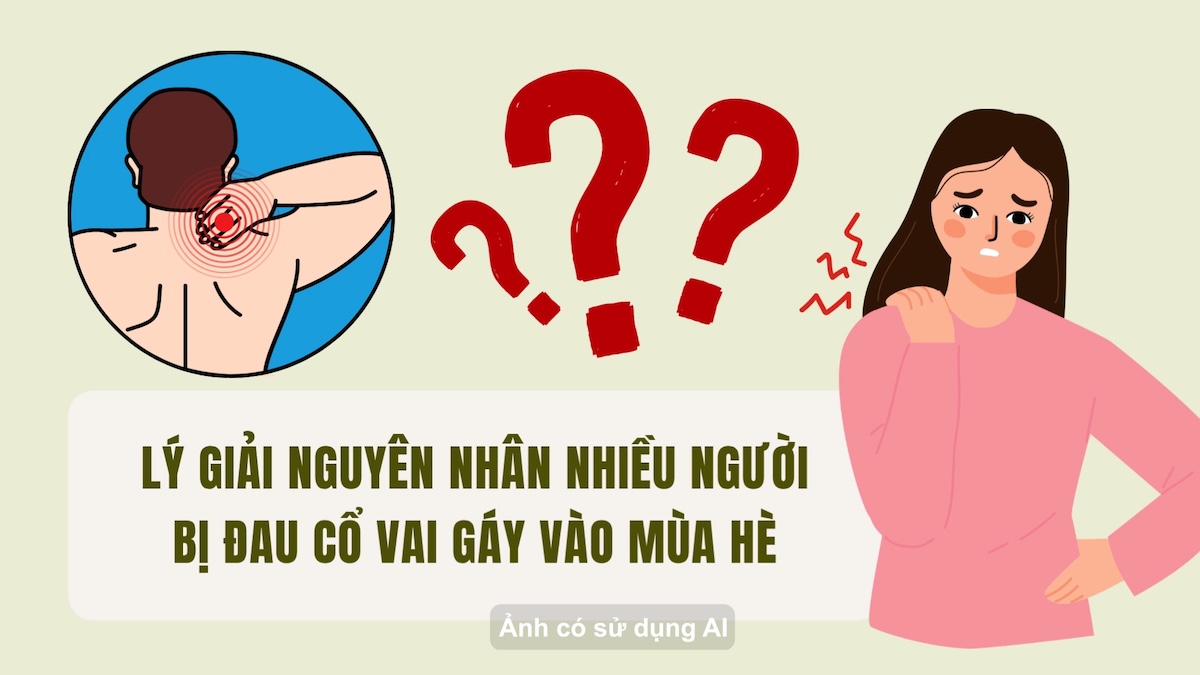 여름에 목과 어깨 통증을 겪는 많은 사람들의 원인을 설명합니다