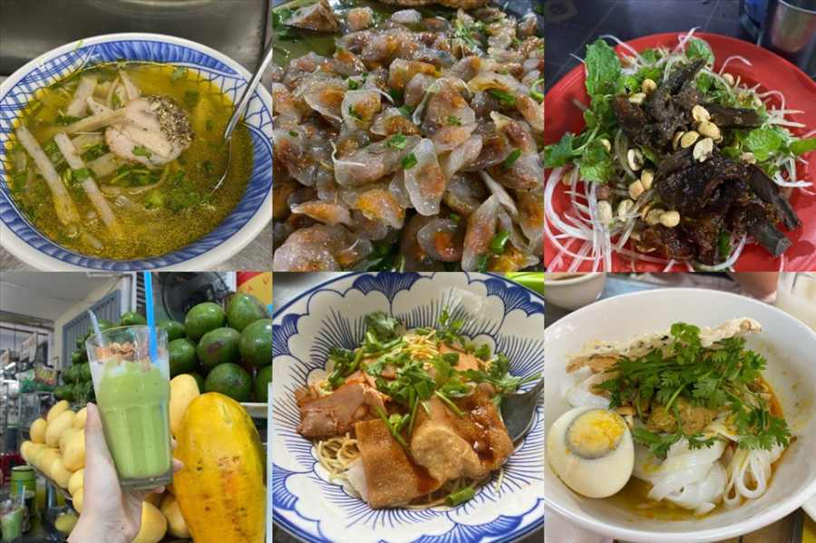 Ẩm thực Đà Nẵng với nhiều món ngon đặc sắc. Ảnh: Linh Boo