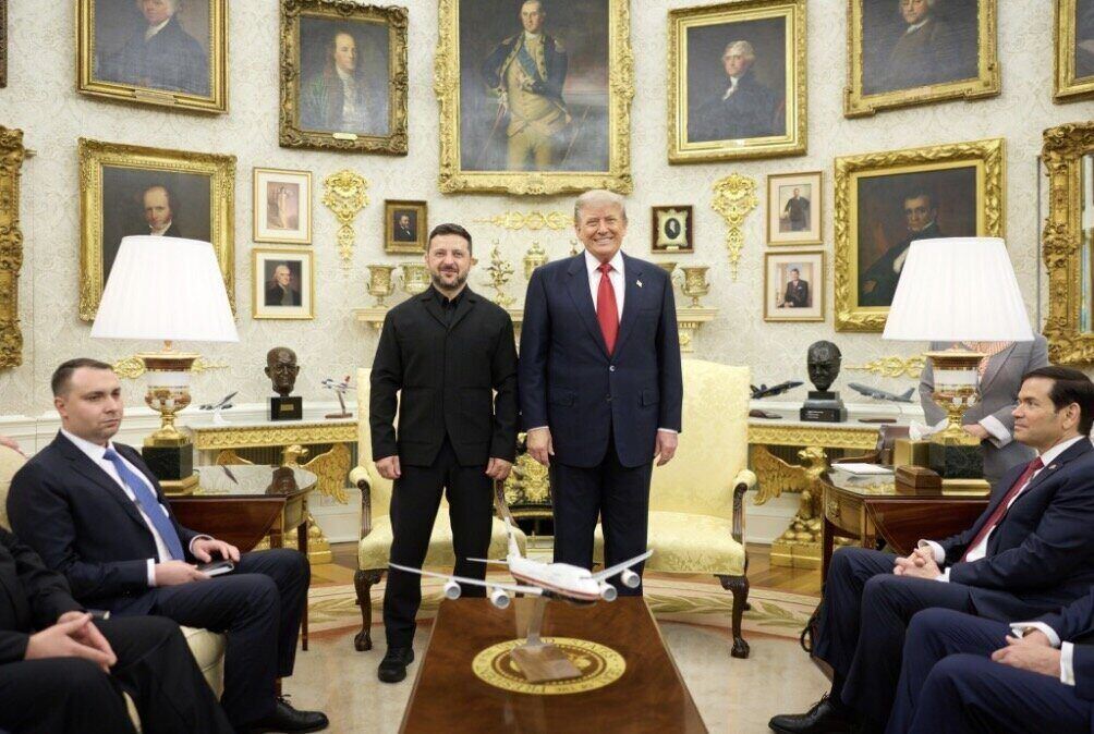 President Volodymyr Zelensky and President Donald Trump at the White House. Photo: Office of the President of Ukraine