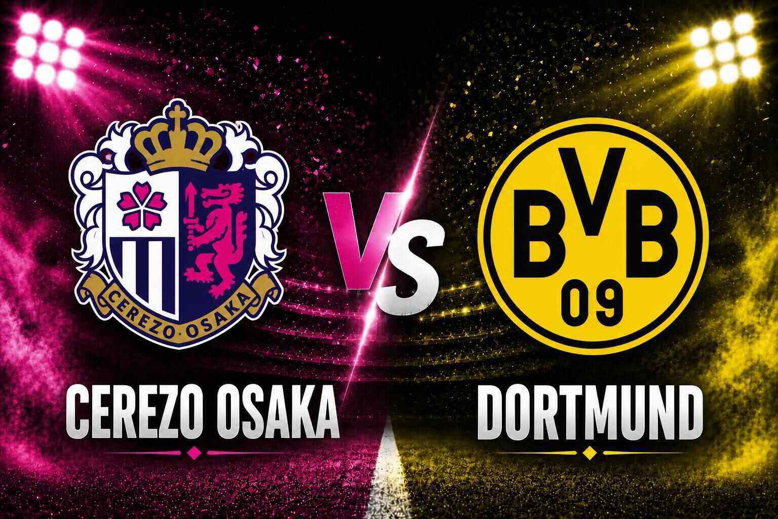 Link to watch Cerezo Osaka vs Dortmund live football.  Graphics: Van An
