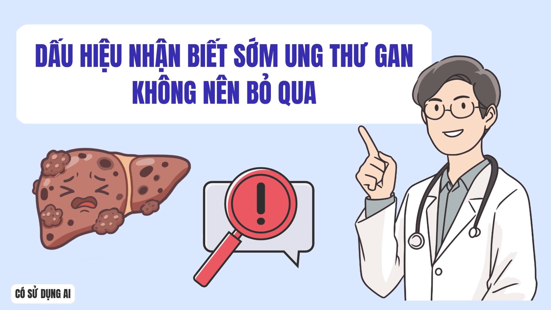 Signs to recognize early liver cancer that should not be ignored.
