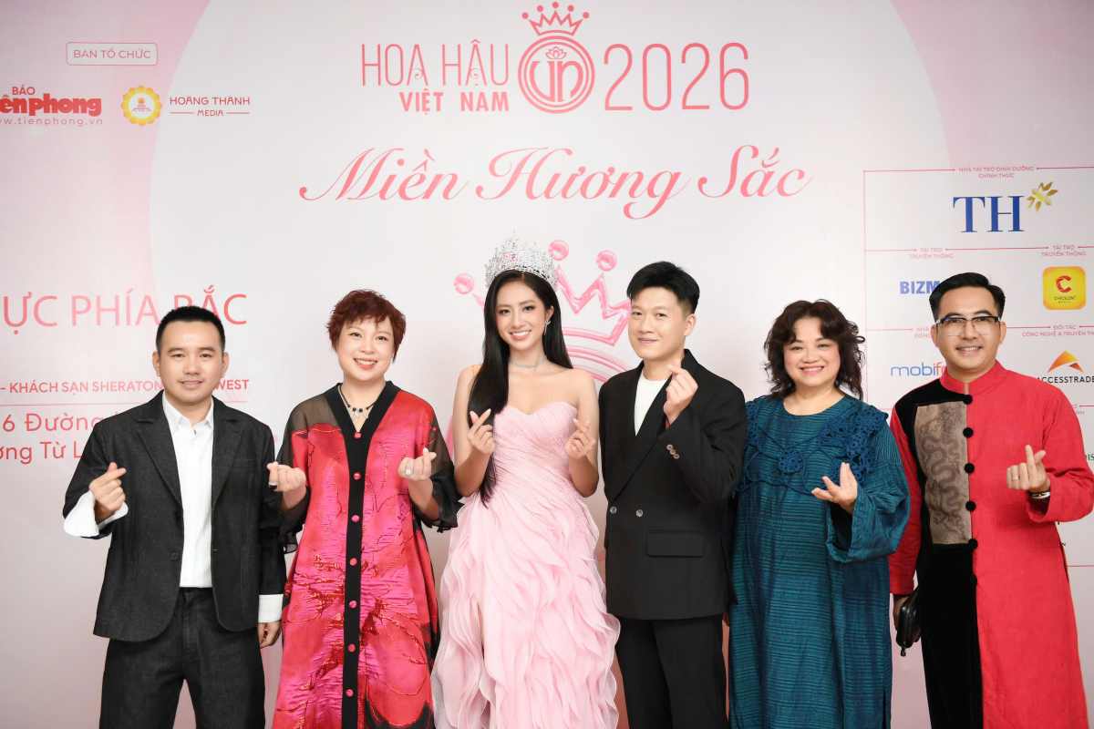 Northern preliminary round judges of the Miss Vietnam 2026 contest. Photo: Organizing Committee