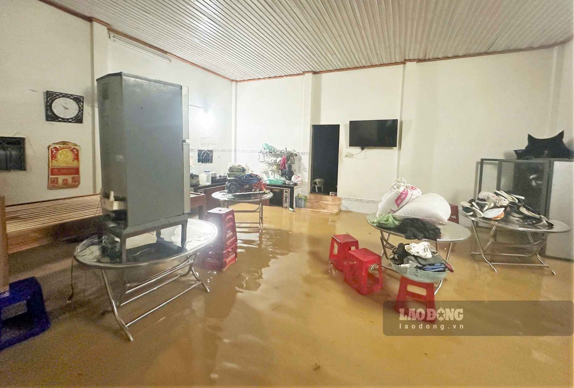 Mưa lớn kéo dài từ 27 đến 28.7 tại nhiều địa phương ở tỉnh Lâm Đồng gây thiệt hại hơn 5 tỉ đồng. Ảnh: Phúc Khánh 