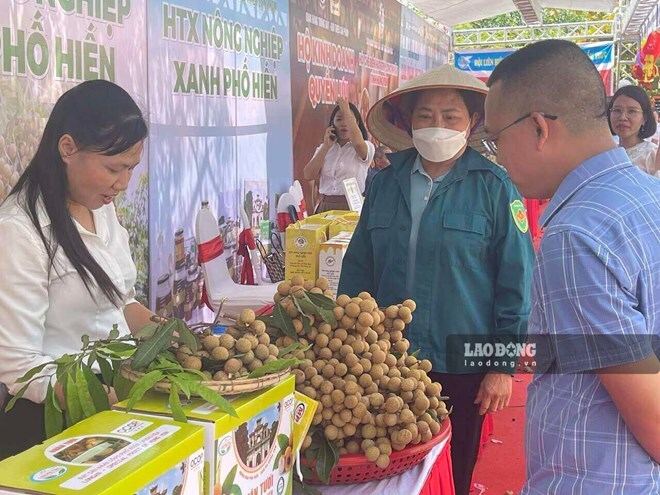 Hung Yen promotes the Longan brand with many unique activities. Photo: Mai Huong