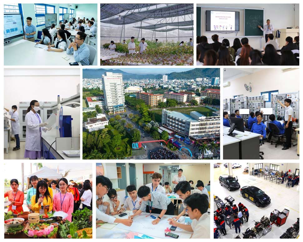 Sinh viên Trường Đại học Quy Nhơn được học tập trong môi trường đào tạo hiện đại, đa ngành, đa lĩnh vực. Ảnh: Trường Đại học Quy Nhơn cung cấp