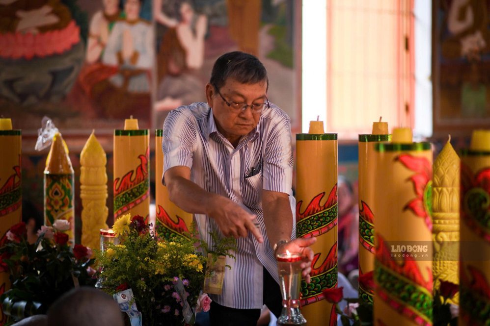 Mùa an cư kiết hạ năm nay của Phật giáo Nam tông Khmer diễn ra từ ngày 17.6 đến ngày 18.9 Âm lịch. Ảnh: Minh Tâm