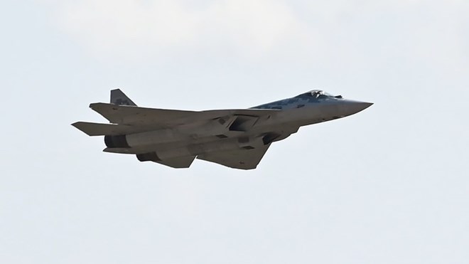 Russian Su-57 fighter jet. Photo: Sputnik