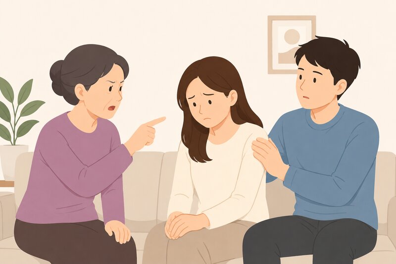 Mother-in-law and daughter-in-law conflicts cause tension in many families. Photo: Viet Bac/ With the support of AI