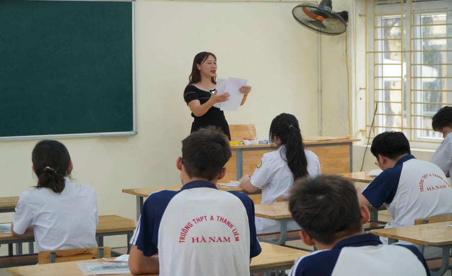 High school graduation exam students in 2026. Photo: Tuong Van